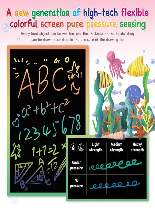 ORSEN LCD Writing Tablet 10 Inch, Colorful Doodle Board Drawing Pad for Kids, Toddler Toys for 3 4 5 6 7 8 Year Old Girls Boys Gifts (Pink) - Image 3